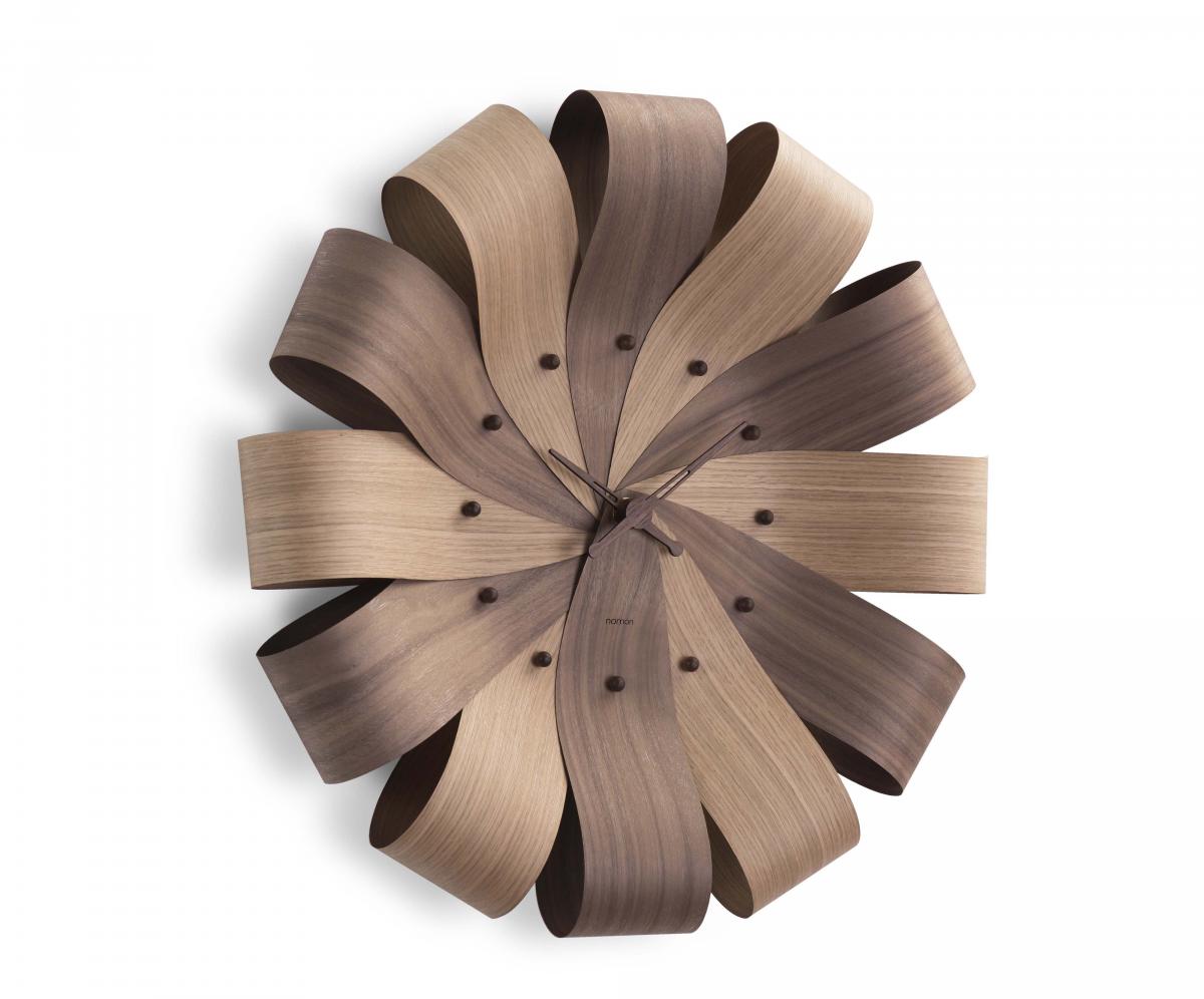 095421 Настенные часы орех, дуб Nomon Ciclo - Вид №2