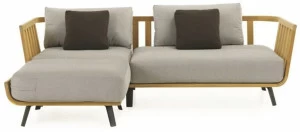 Unopiù Модульный садовый диван из тика и акрила Welcome