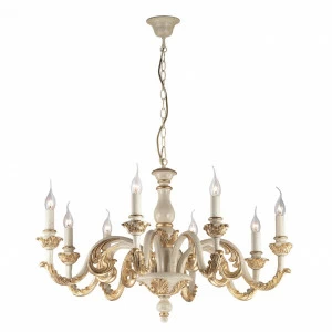 Подвесная люстра Ideal Lux Giglio SP8 Oro IDEAL LUX ДИЗАЙНЕРСКИЕ, GIGLIO ORO 057358 Золотой