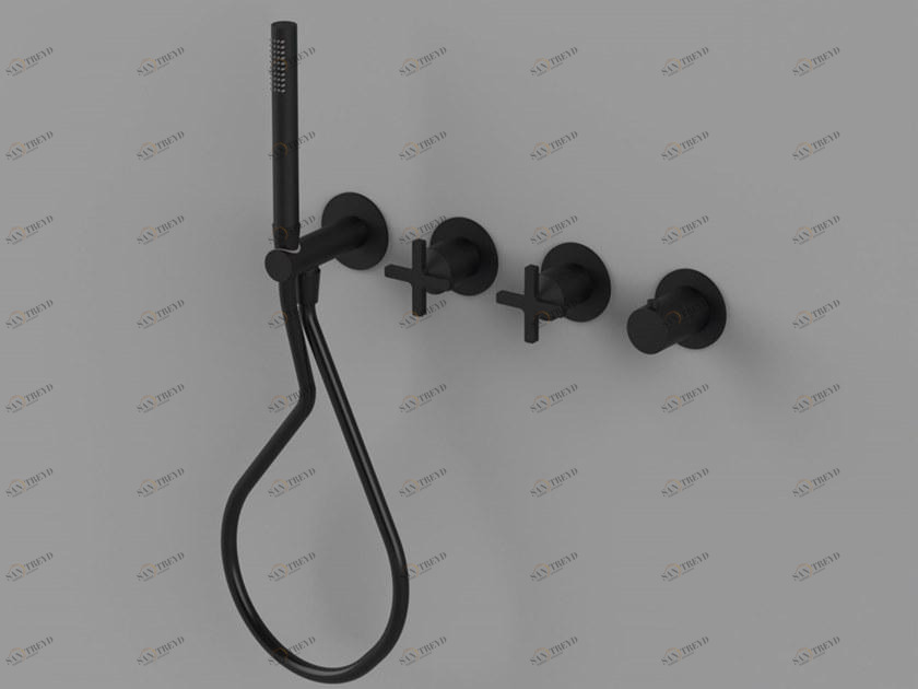 GEDA Термостатический горизонтальный встраиваемый душевой комплект Hugò Gph51 Santreyd Hugo