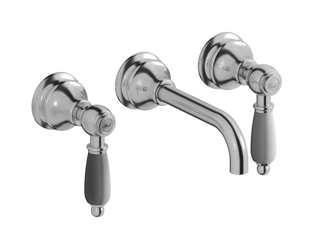 Смеситель встроенный для раковины WE ARE IB hl306ss_2 Brushed Nickel Hermes