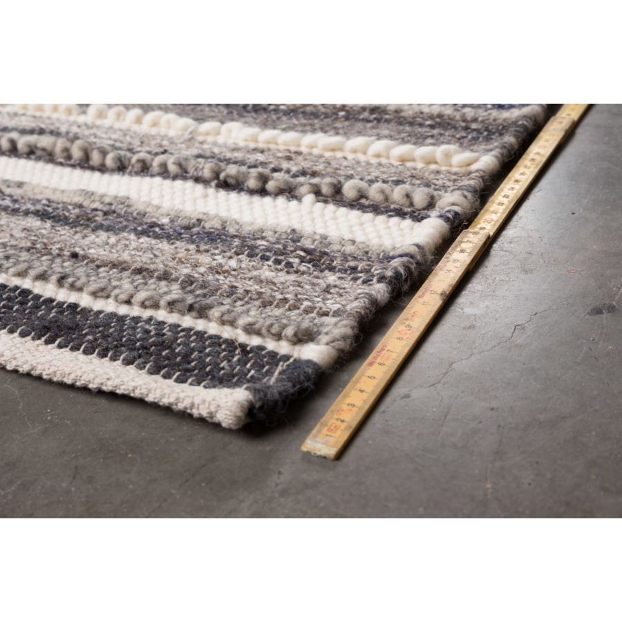 Ковер Carve 170х240 см, черно-белый Dutchbone 6000094 - Вид №5