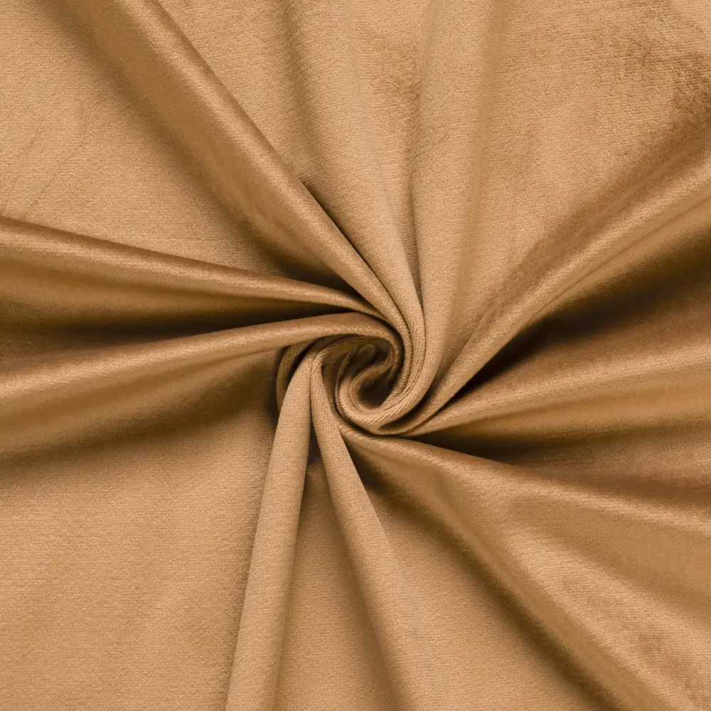 Ткань 1 м/п бархат 300 см цвет песочный GARDEN STLM-2052819