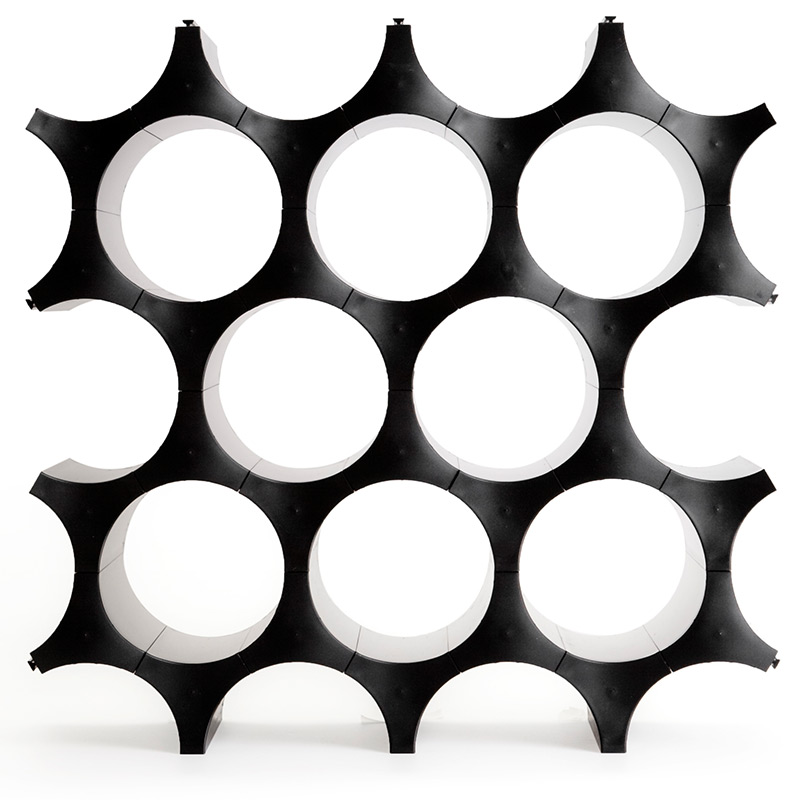 QL10031-BK Органайзер wine cell черный Qualy  - Вид №3