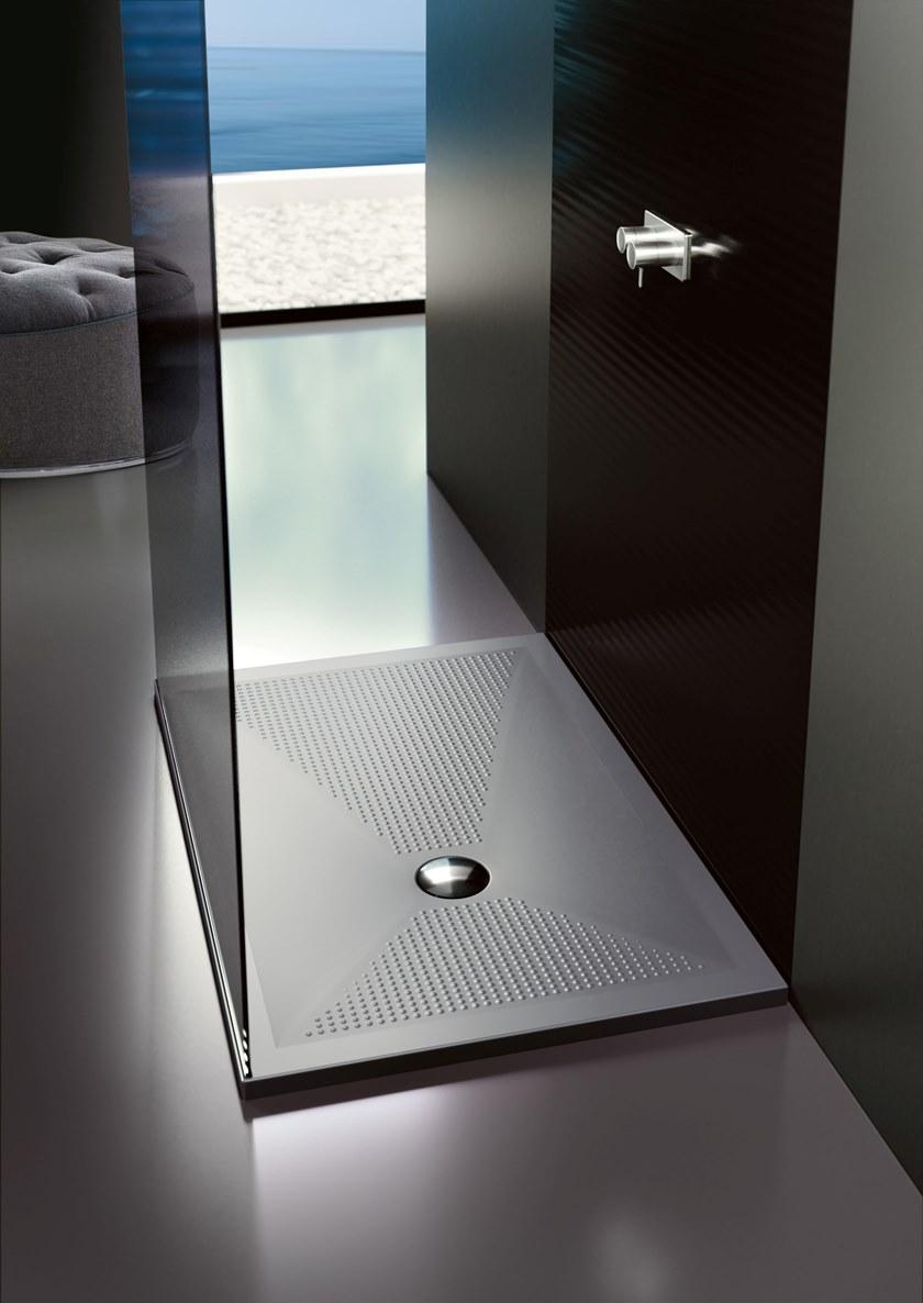 Olympia Ceramica Нескользящий прямоугольный керамический поддон для душа Oly sun-id-1500853 - Вид №1