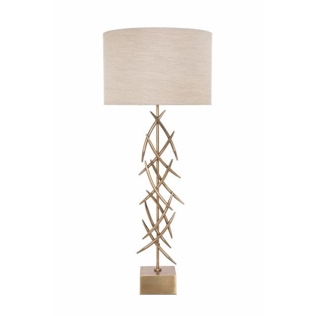 Настольная лампа Arleta от RVAstley 5084 RVASTLEY ИНТЕРЬЕРНЫЕ 061814 Бежевый;золото  - Вид №1