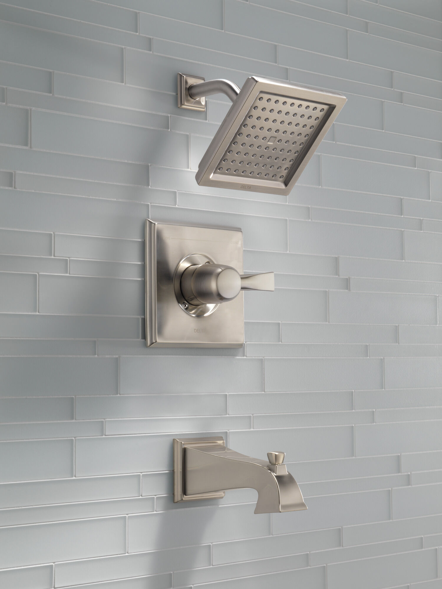 T14451-SS-WE Для ванны и душа Monitor® серии 14 Delta Faucet Dryden Нержавеющая сталь  - Вид №4