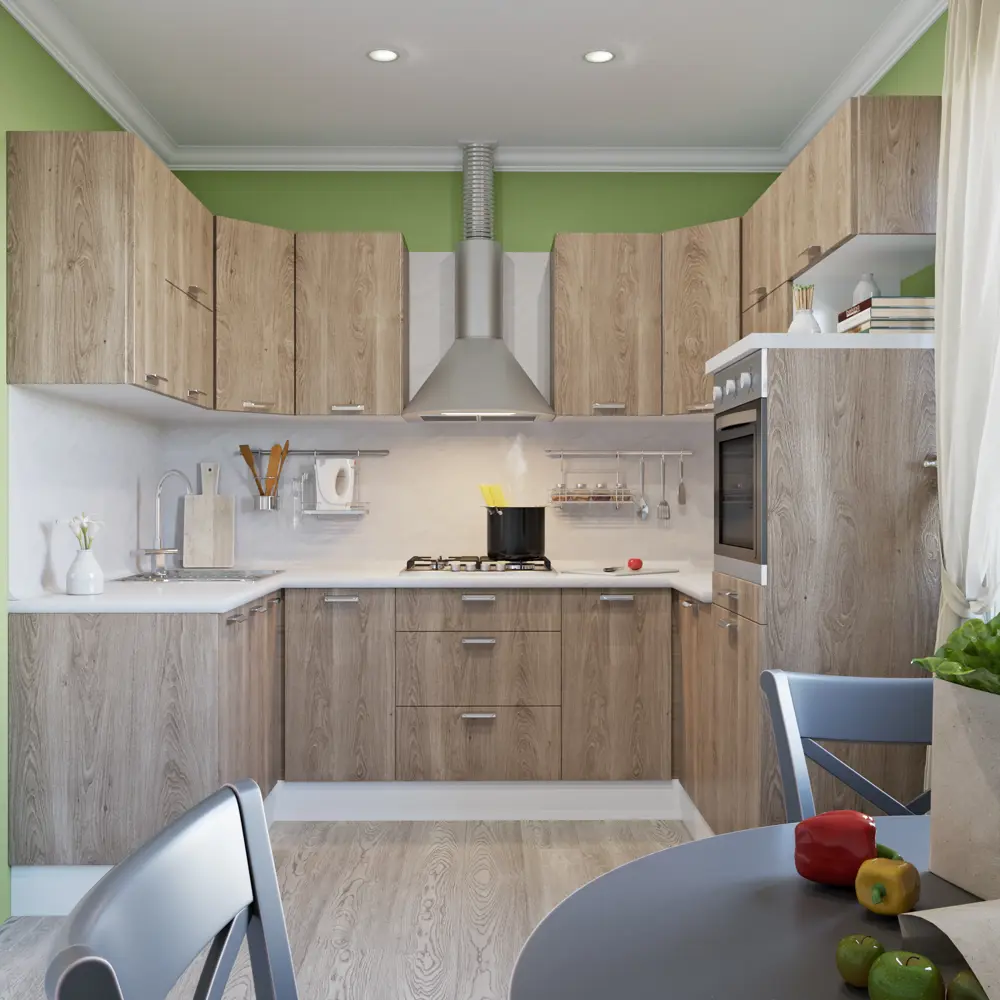 Дверь для шкафа Delinia «Вереск» 33x92 см, ЛДСП, цвет бежевый STLM-2023289 - Вид №2