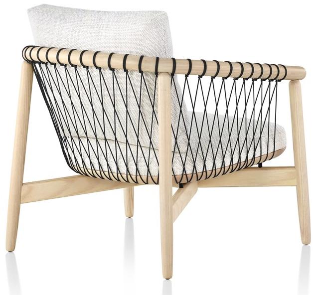 Herman Miller Кресло из дерева и ткани с подлокотниками Crosshatch sun-id-1451710 - Вид №3