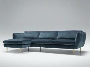 Sits 5-местный угловой диван из ткани Teddy