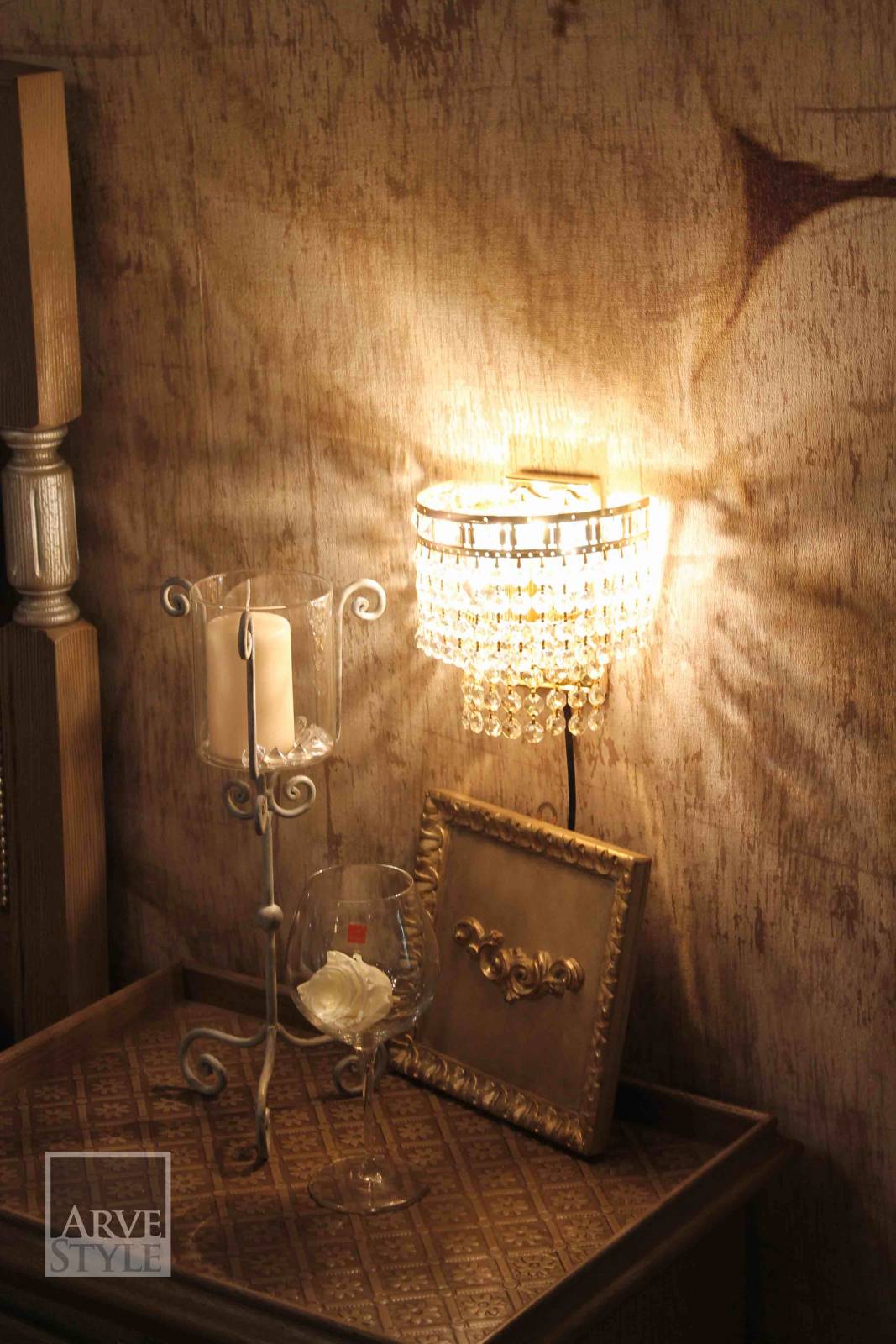 Деревянная прямоугольная тумбочка с ящиками Arvestyle ARCH-00081352 - Вид №6