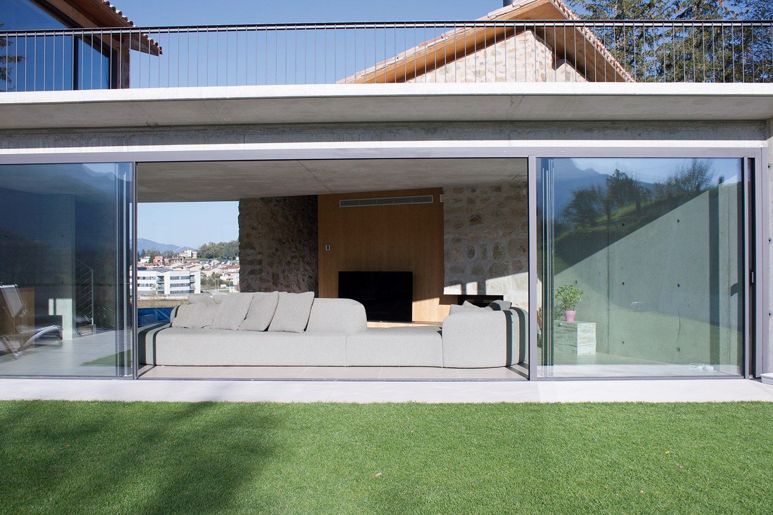 Двусторонняя изогнутая ткань диван CREARTE COLLECTIONS Lab Organic ARCH-00112827 - Вид №5