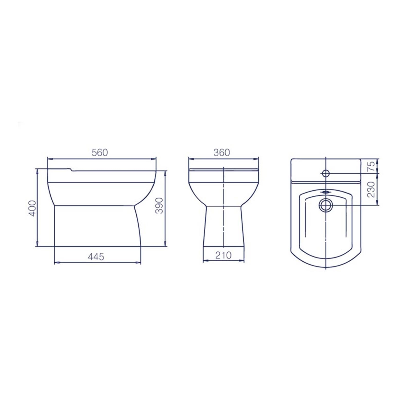 Биде "Домино/Престиж" Биде напольное  KIROVIT  - Вид №1