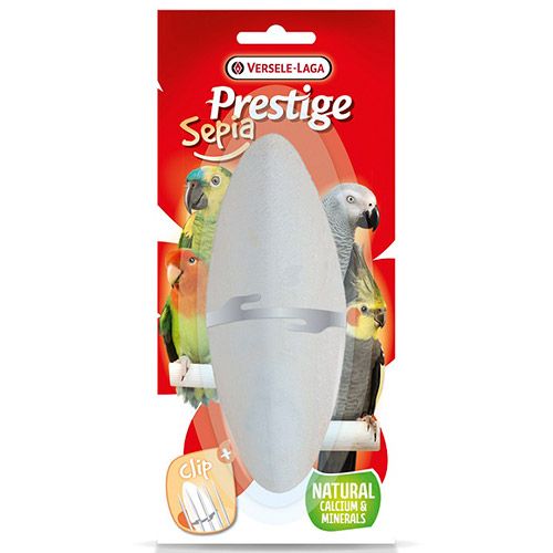 ПР0035424 Минеральный камень для птиц Prestige Sepia Mineral кость каракатицы для попугаев 16см VERSELE-LAGA 