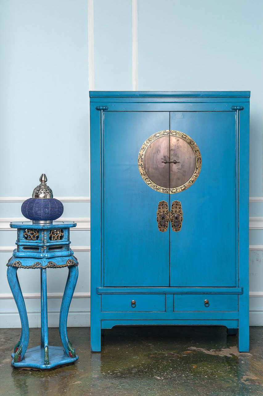 Подставка для цветов Синяя ДОМАШНЯЯ ОБСТАНОВКА ПОДСТАВКИ 017367 Синий Santreyd  - Вид №1