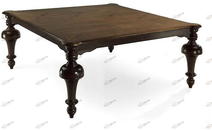 MARIONI Квадратный стол из массива дерева Tower 01982q