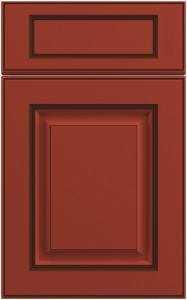 Фасады для кухни Патина Фрезеровка «Этьен+» 502 Берлинский красный SIST3124-7044