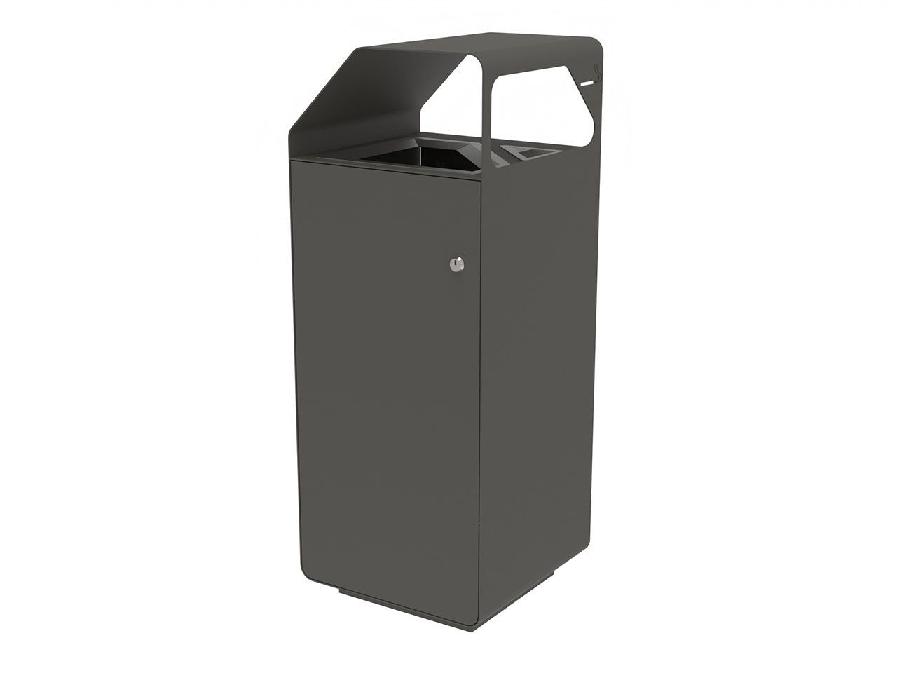 Держатель для мусора из листового металла с пепельницей Lazzari Майами ARCH-00129152 - Вид №2