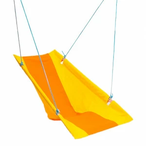 Гамак детский эргономичный оранжево-желтый ПОКАЧАЙКА  326717 Желтый