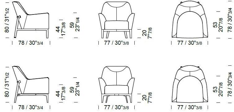 Borzalino Кожаное кресло sun-id-1363696 - Вид №6