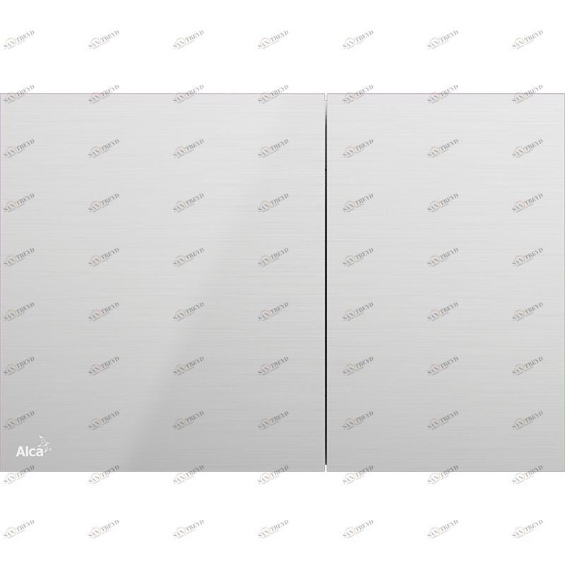 Кнопка управления для скрытых систем инсталляции, нержавеющая сталь-полумат/глянец ALCAPLAST AIRINOX