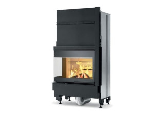 Угловой дровяной камин класса A+