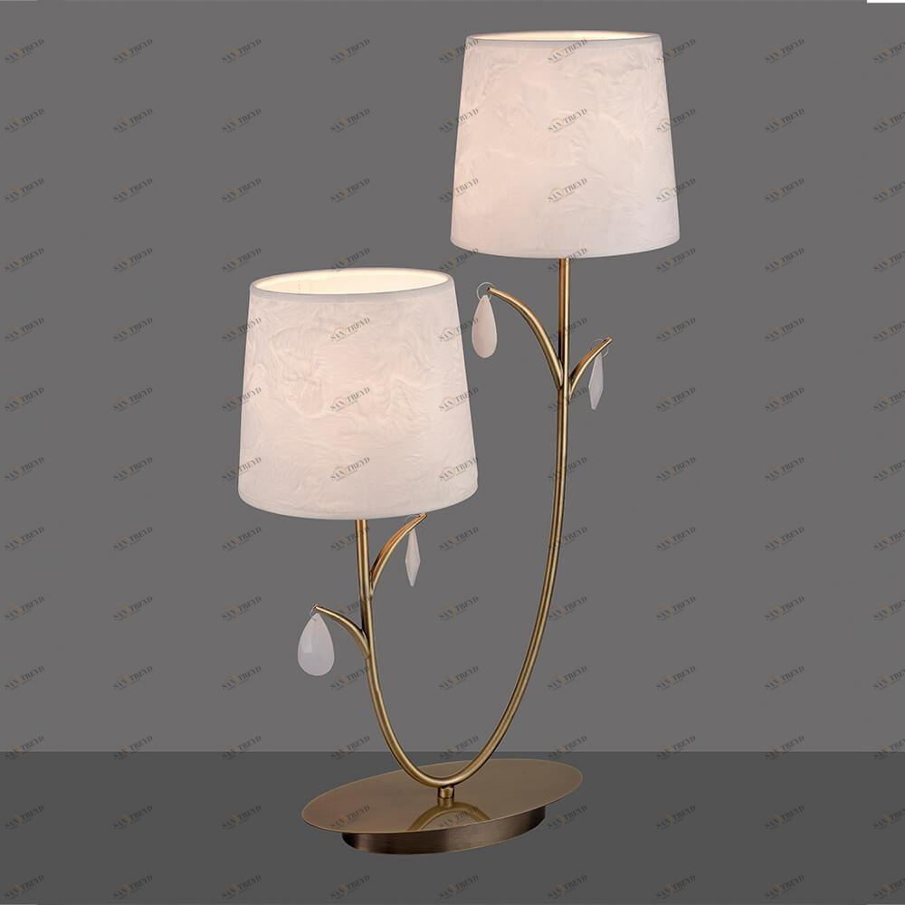 Настольная лампа Mantra Andrea 6338 MANTRA ИНТЕРЬЕРНЫЕ 138864 Белый;серебро 