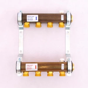 Нерегулируемая коллекторная группа HKV/A WATTS Ind 1"x3/4"ЕК 4 выхода