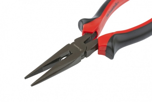 Длинногубцы прямые Black Nickel 160 мм двухкомпонентные рукоятки MATRIX 12542 - Вид №4