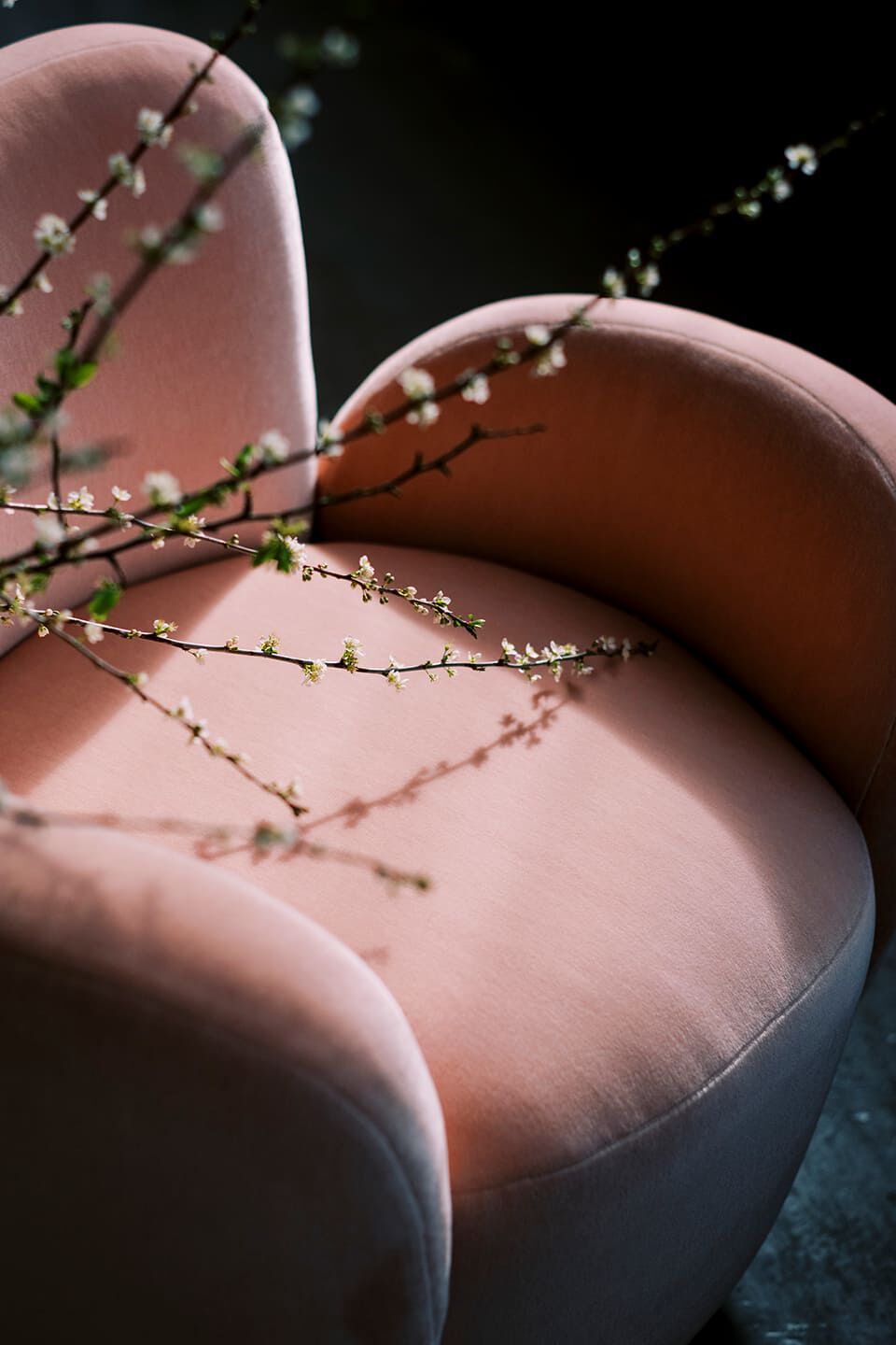 Кресло из мохера с подлокотниками Greenapple Conchula ARCH-00048023 - Вид №7