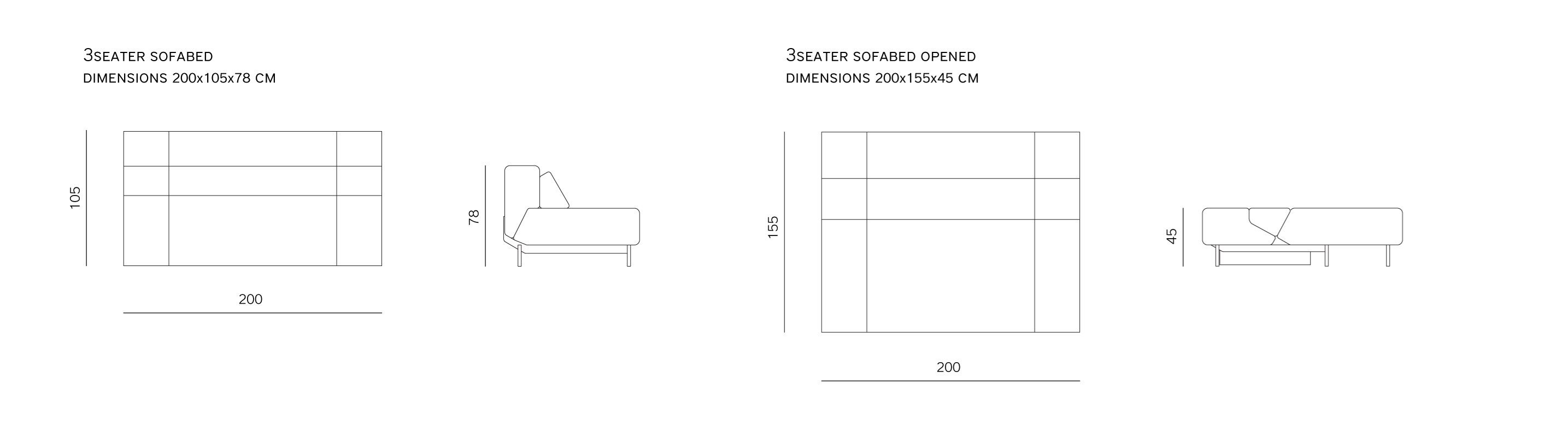 Диван-кровать из ткани prostoria Pil-low ARCH-00060175 - Вид №5
