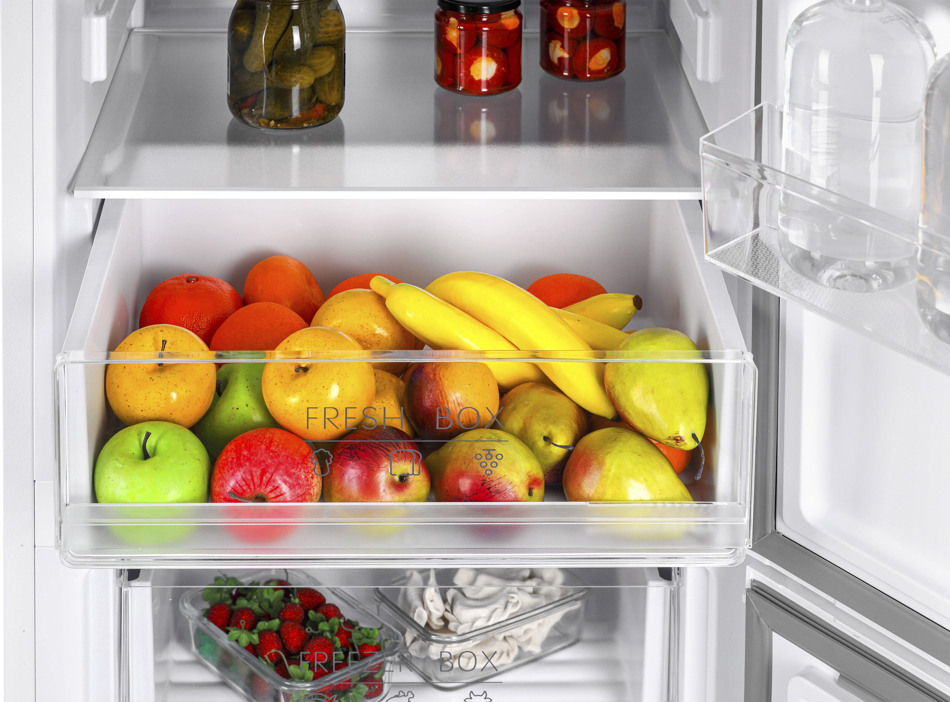 9944657 Холодильник с морозильником   Nordfrost RFC 390D NFW белый STDN-0054811 - Вид №5