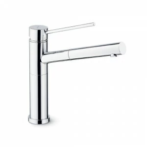 Смеситель для мойки, однорычажный, с поворотным изливом и выдвижным ручным душем X-TREND NEWFORM Италия