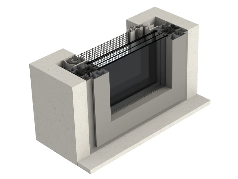 Боковая встраиваемая москитная сетка Mv Line москитные сетки-встраиваемые сбоку ARCH-00097117 - Вид №1