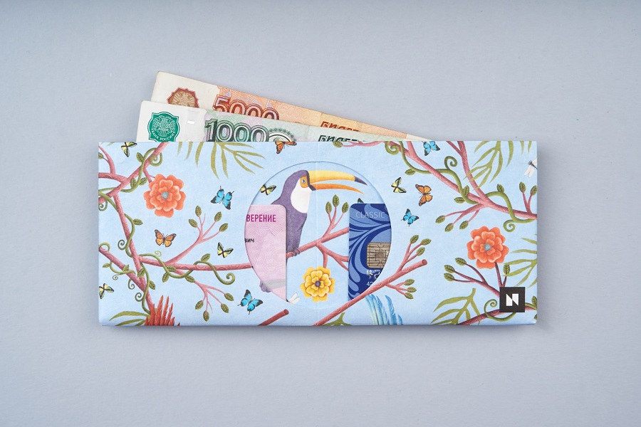 NW-121 Кошелек - new parrots New wallet  - Вид №4