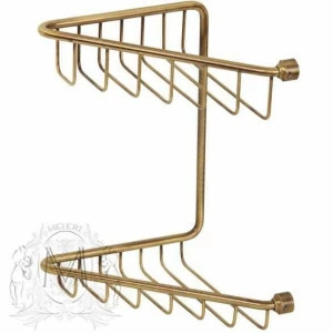 Полка-решетка двойная MIGLIORE Complementi ML.COM.BR-50.112.BR - бронза