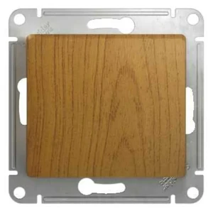 Выключатель встраиваемый Systeme Electric Glossa СХ7 цвет дуб 89365986 STLM-2139824