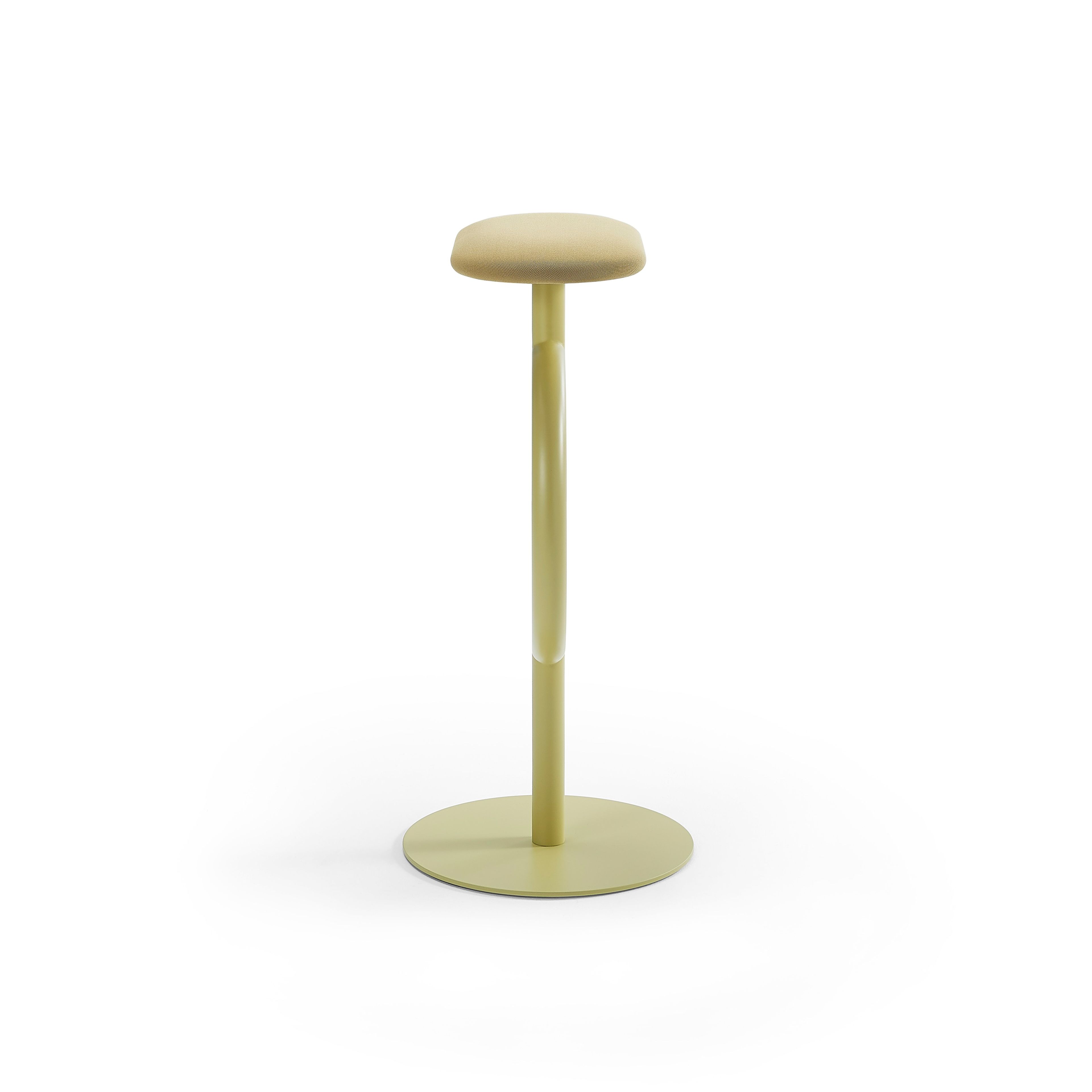 Стул из стали и ткани с подставкой для ног SANCAL ARCH-00147138 - Вид №5