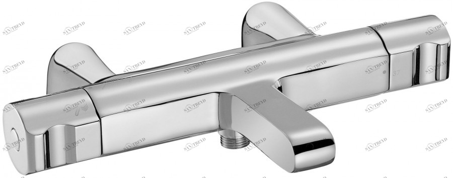 E10871-CP Термостатический смеситель для ванны/душа, устанавливаемый на деку Jacobdelafon SINGULIER Santreyd