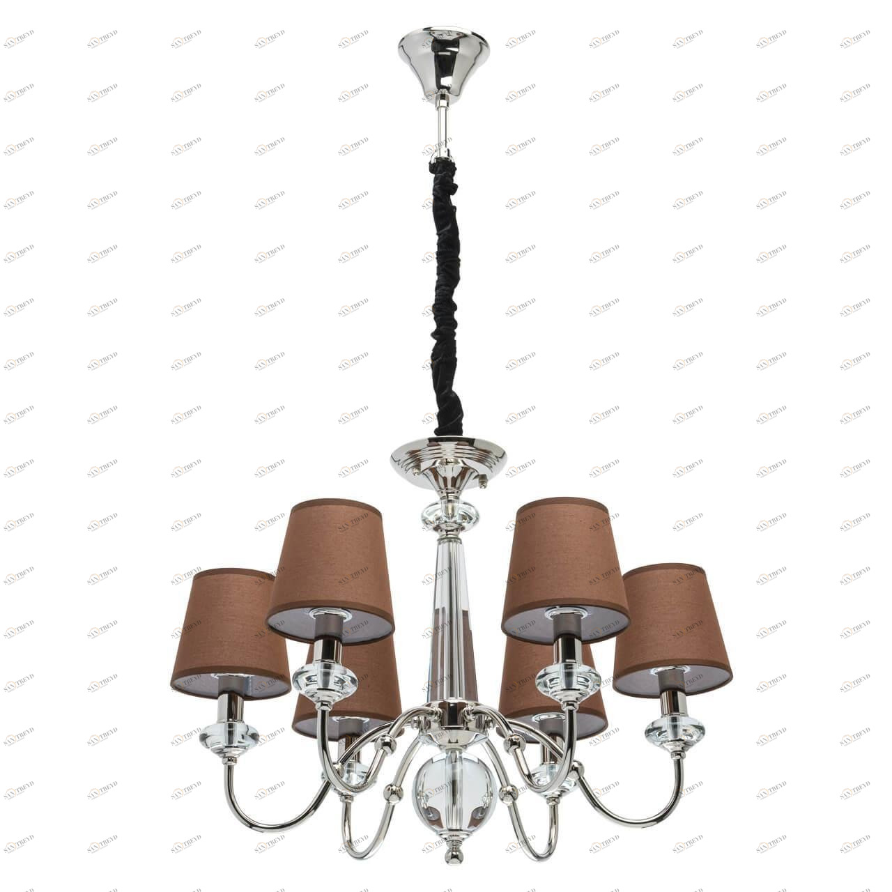 Подвесная люстра MW-Light София 7 355013506 MW-LIGHT ДИЗАЙНЕРСКИЕ, СОФИЯ 187454 Коричневый 