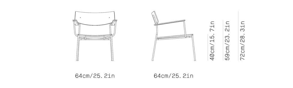 Деревянное кресло с мягким сиденьем Omelette Editions Alex ARCH-00066879 - Вид №4