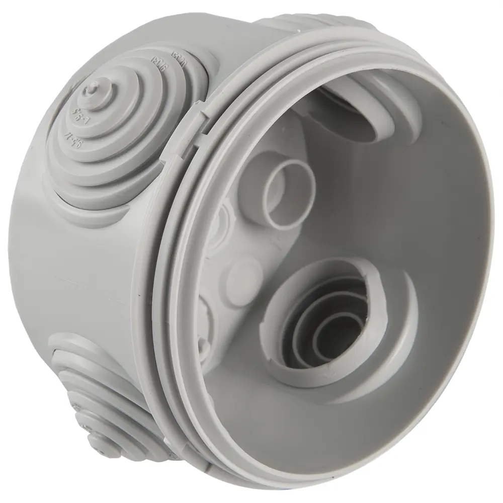 Коробка распределительная Legrand Plexo 40х40х60 мм цвет серый, IP55 STLM-2204911 - Вид №2