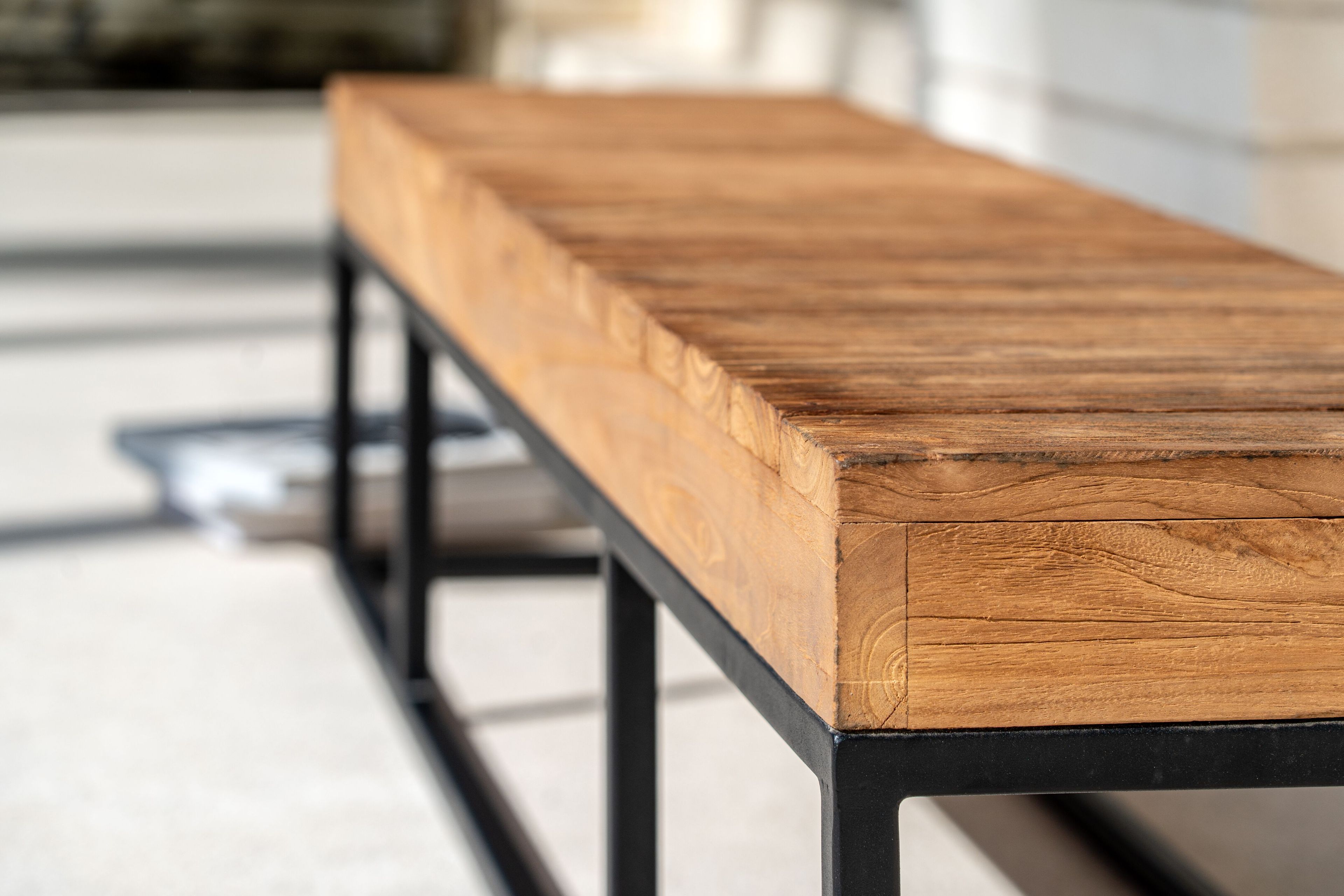 Садовая скамейка из тикового дерева cbdesign Ciro ARCH-00025840 - Вид №3