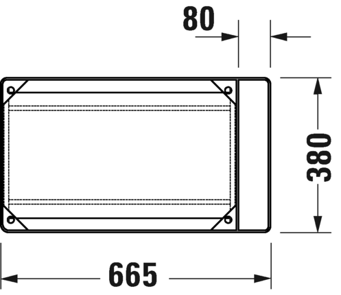 0031131000 DuraSquare Консоль металлическая напольная **
Хром Black Matt Duravit - Вид №2