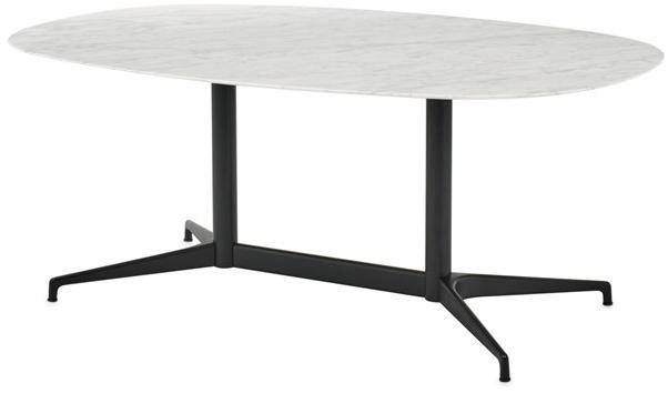 Herman Miller Овальный стол для переговоров из мрамора с системой прокладки кабелей Civic sun-id-1479269 - Вид №3