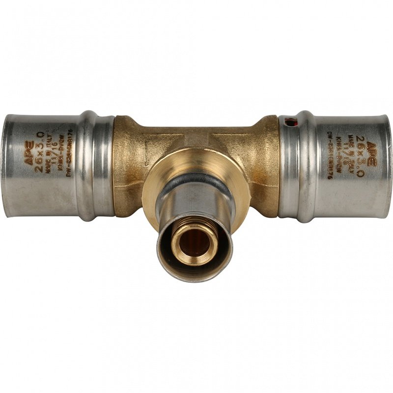 Тройник переходной STOUT 26х16х26 под пресс SFP0005261626 - Вид №1