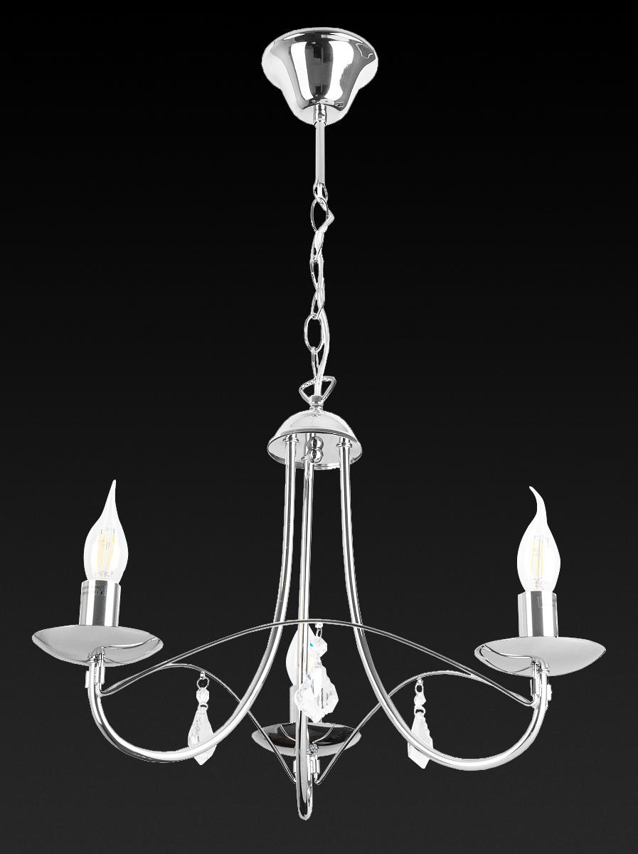 Подвесная люстра Toplight Lily TL6020D-03CH TOPLIGHT LILY 186071 Хром - Вид №1
