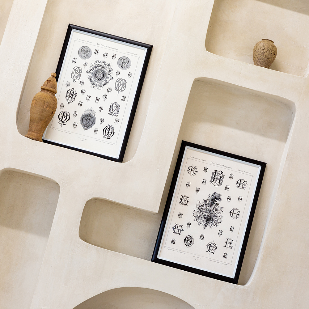 21080920 Арт-постер «Монограмма 110» Object Desire Азбука мечты  - Вид №1