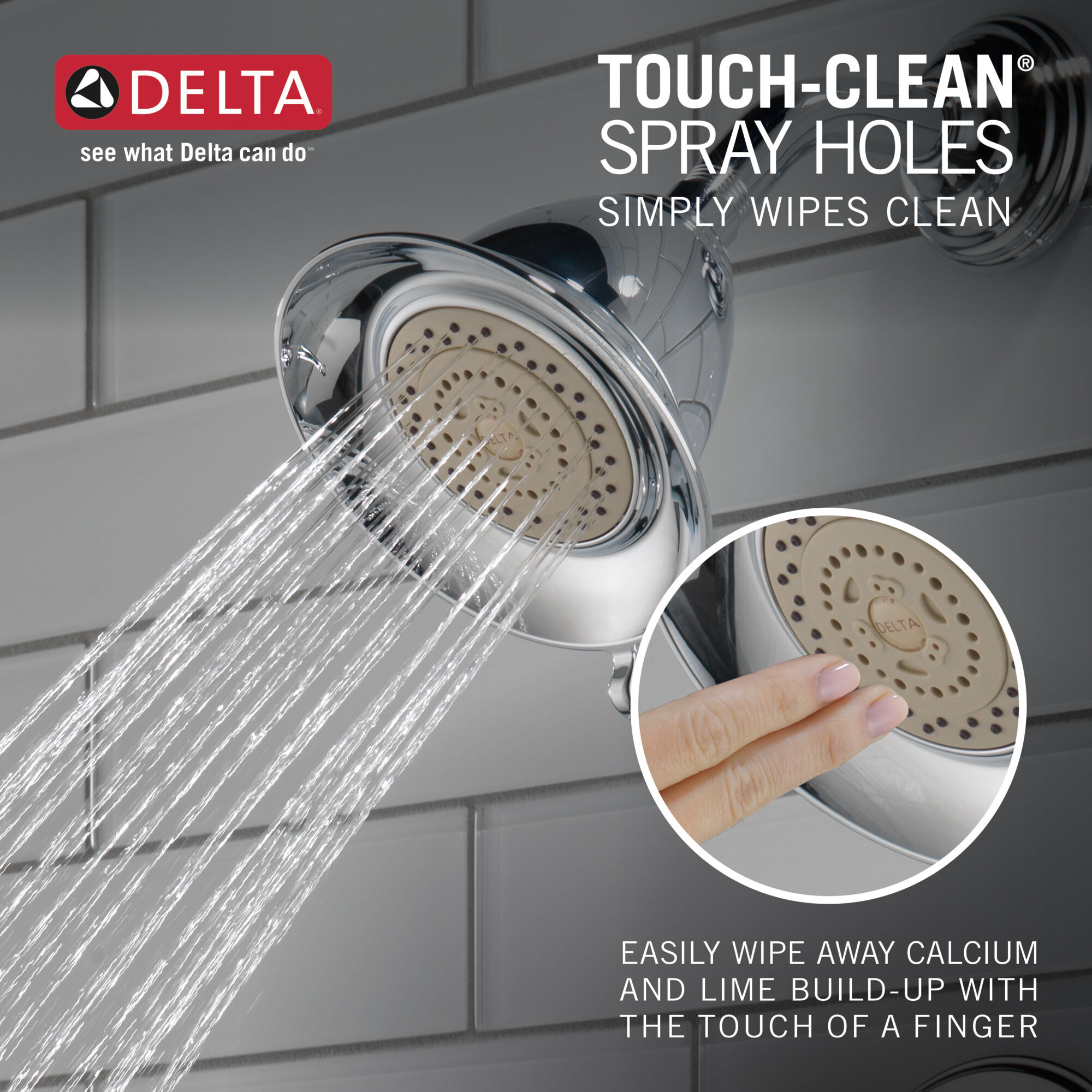 T17455-CB Ванна и облицовка для душа Monitor 17 Series Delta Faucet Victorian Хром и полированная латунь - Вид №3