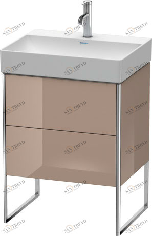 XS444208686 XSquare Тумбочка напольная Капучино глянцевый лак Duravit